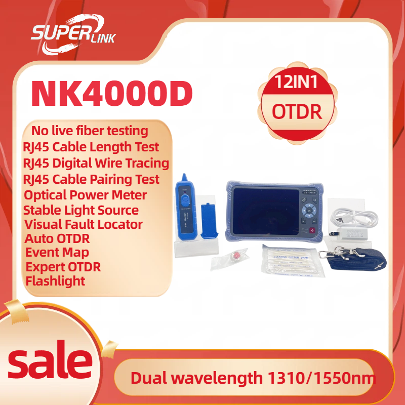 Novker 12-in-1 Mini OTDR NK400 - đánh giá và giá Optical Time Domain Reflectometer Otdr 1310 1550Nm