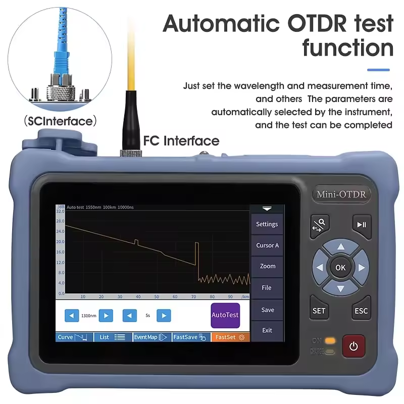 Novker 12-in-1 Mini OTDR NK400 - đánh giá và giá Optical Time Domain Reflectometer Otdr 1310 1550Nm