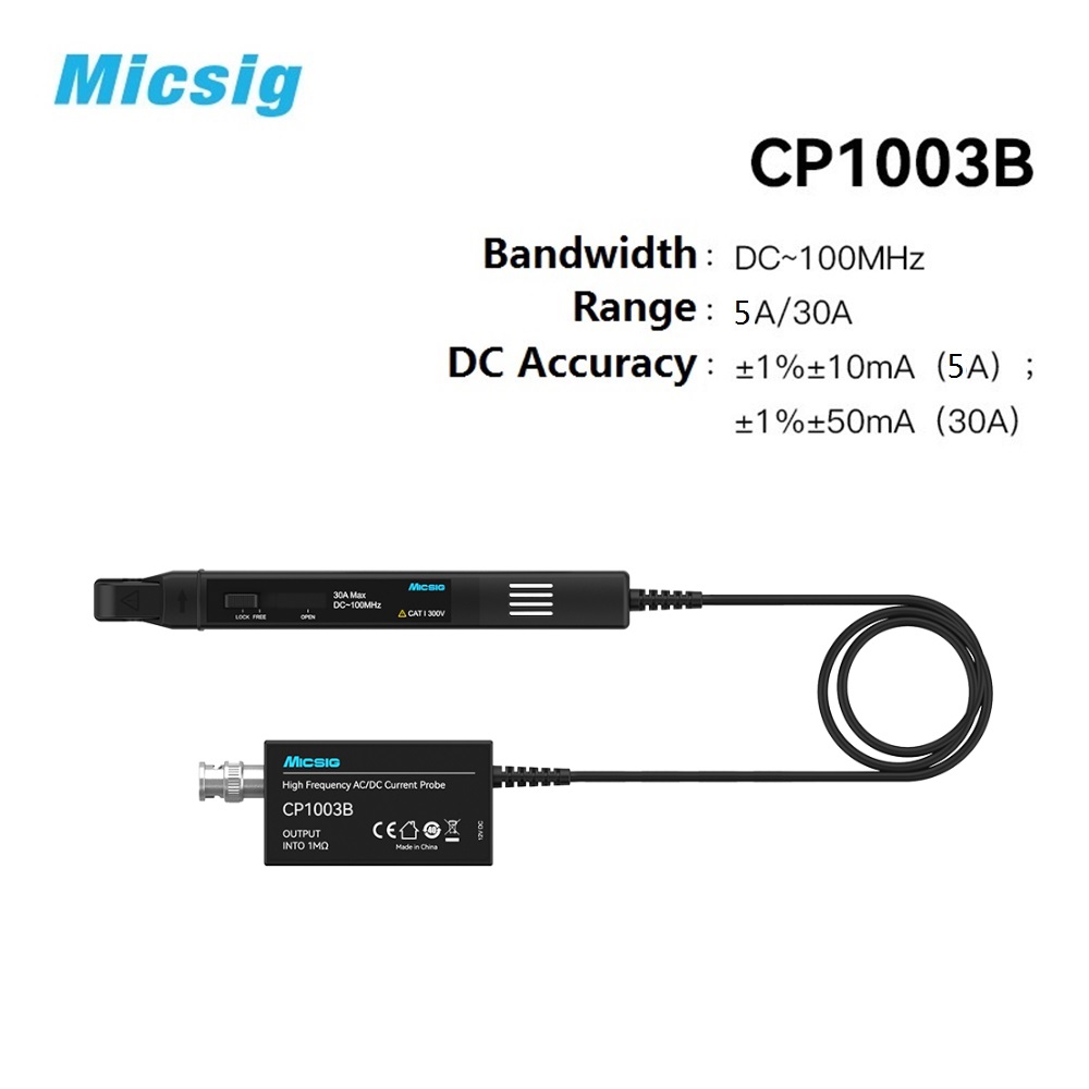 Micsig High Frequency CP1003B  - đánh giá và giá Current Probe Ac Dc 50Mhz Oscilloscope